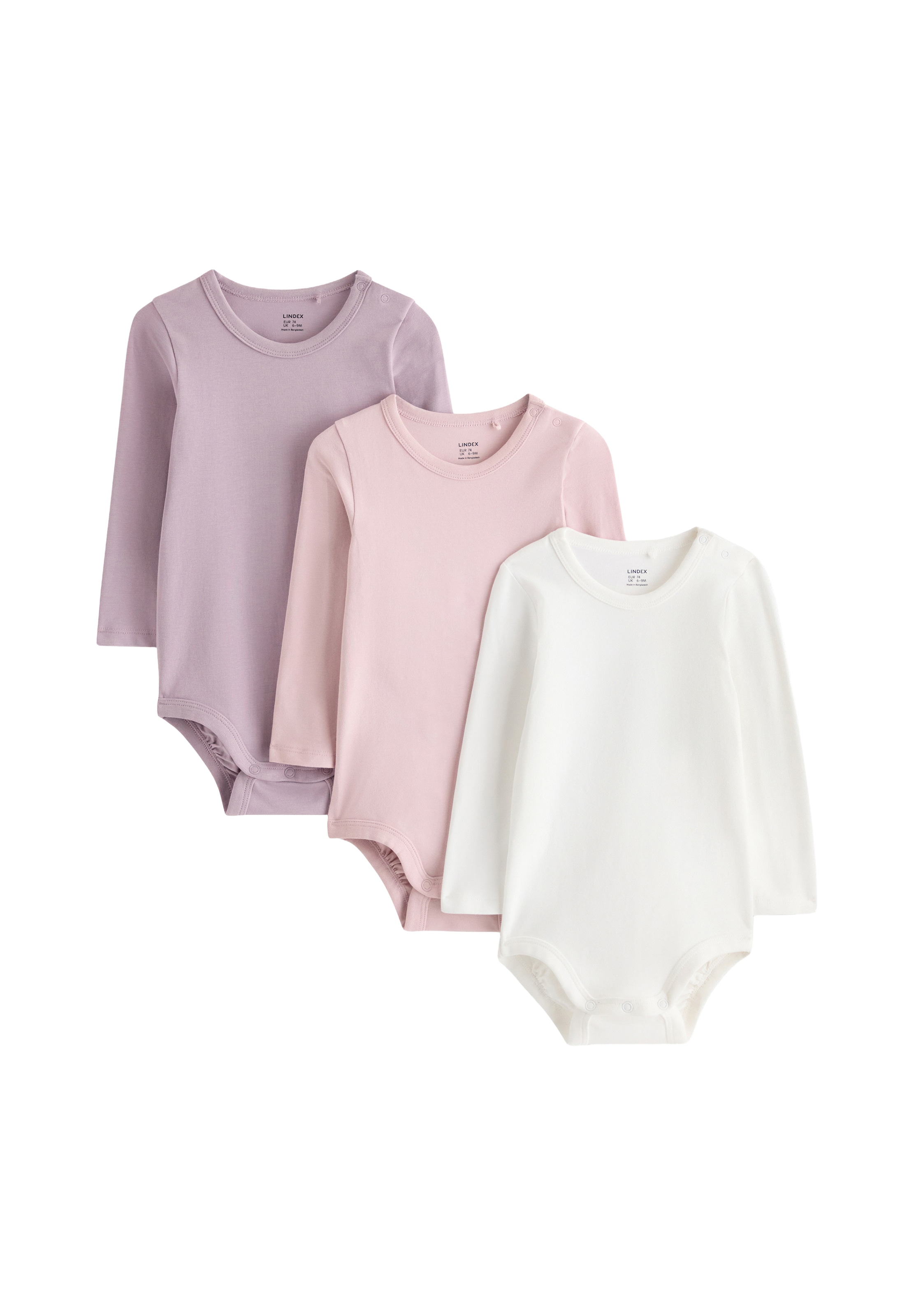 Tutina / body per bambino di Lindex in lilla: frontale