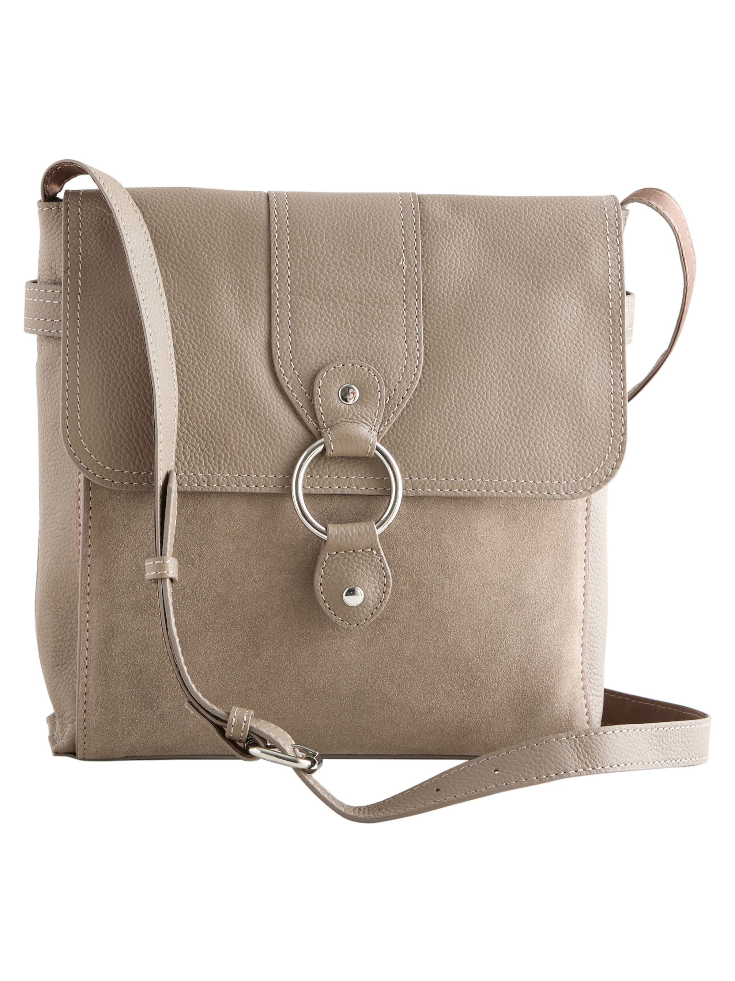 Next Axelremsväska i grå: framsida