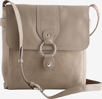 Next Olkalaukku värissä harmaa: etupuoli