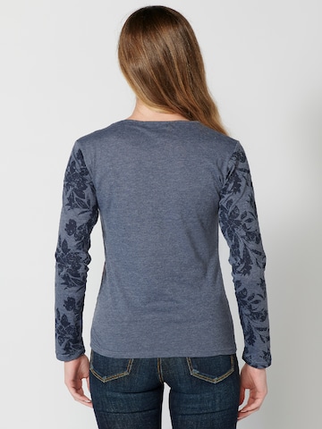 KOROSHI Shirt in Blauw