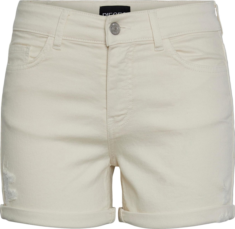 PIECES Regular Shorts 'KIGGY' in Weiß
