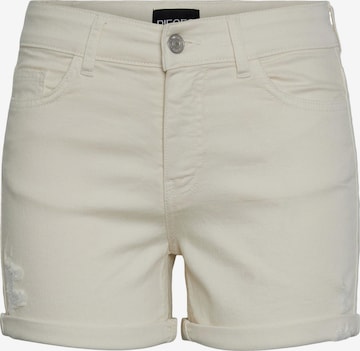 PIECES Regular Shorts 'KIGGY' in Weiß: predná strana