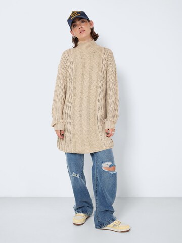 Noisy may Knitted dress 'Lori' in Beige