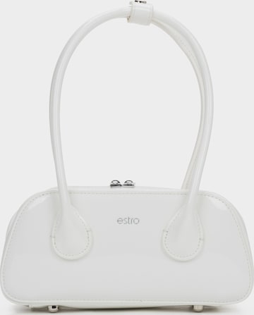 Estro Schultertasche '75570' in Weiß: Vorderseite