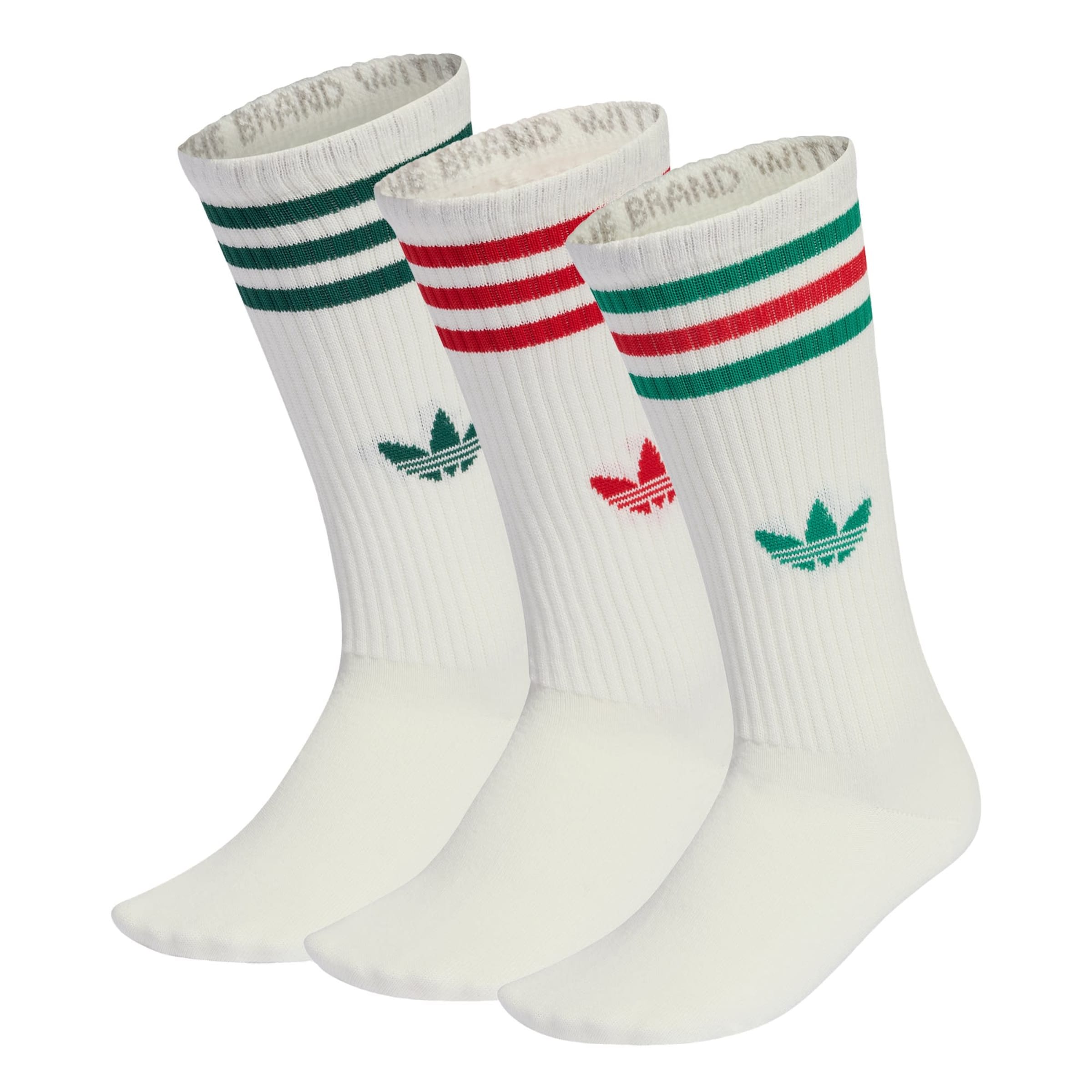 Chaussettes ADIDAS ORIGINALS en blanc : devant