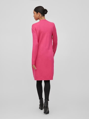 VILA Gebreid vest 'Ril' in Roze
