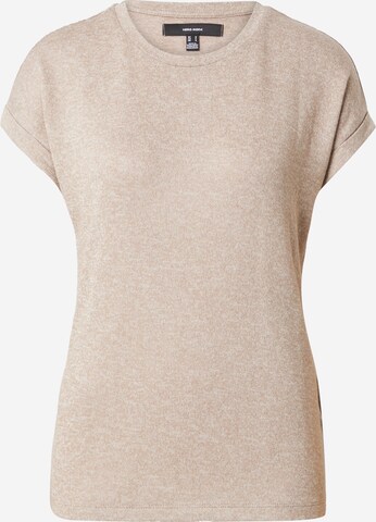 VERO MODA Trui 'BRIANNA' in Beige: voorkant