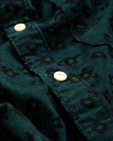 WE Fashion Regular fit Button Up Shirt in Green