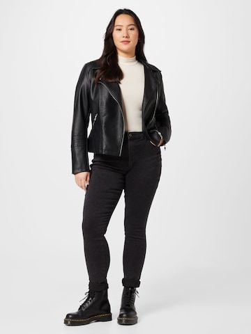 Skinny Jeans 'ROYAL' di ONLY Curve in nero