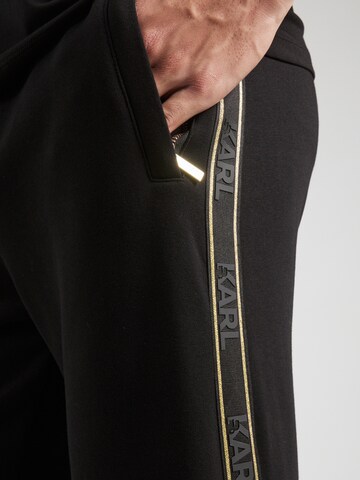 Karl Lagerfeld Tapered Trousers in Black