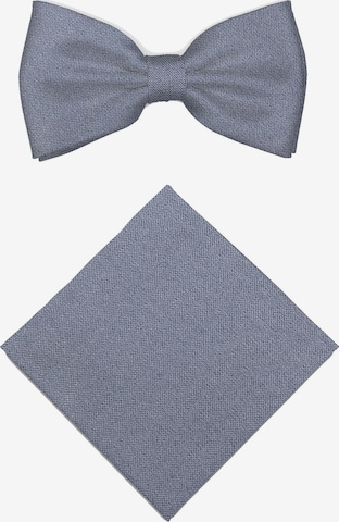 Real Guys Set Fliege mit Einstecktuch in Blau: Vorderseite