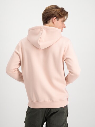 ALPHA INDUSTRIES Regular Fit Sweatshirt i pink