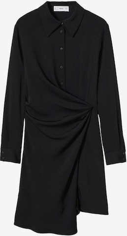 Robe-chemise 'Alas2' MANGO en noir : devant