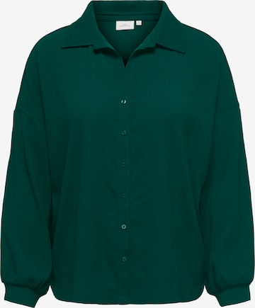 ONLY Carmakoma Blus 'CARVALA' i grön: framsida