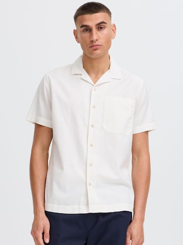 Fit confort Chemise 'SDLitt' !Solid en blanc : devant