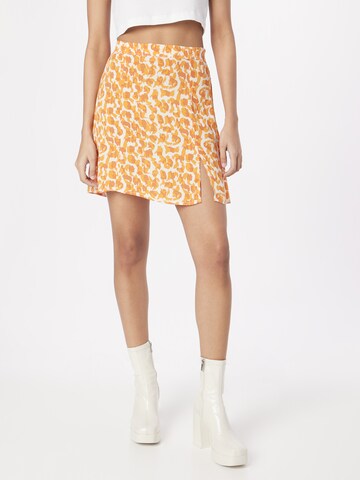 OBJECT - Falda 'ISABELLA' en naranja: frente