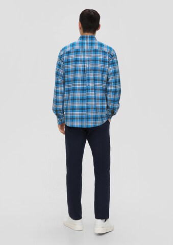 s.Oliver Regular fit Button Up Shirt in Blue