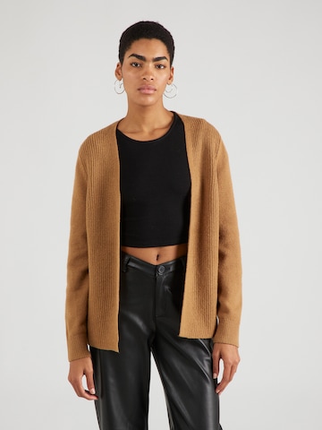 s.Oliver Knit Cardigan in Brown: front