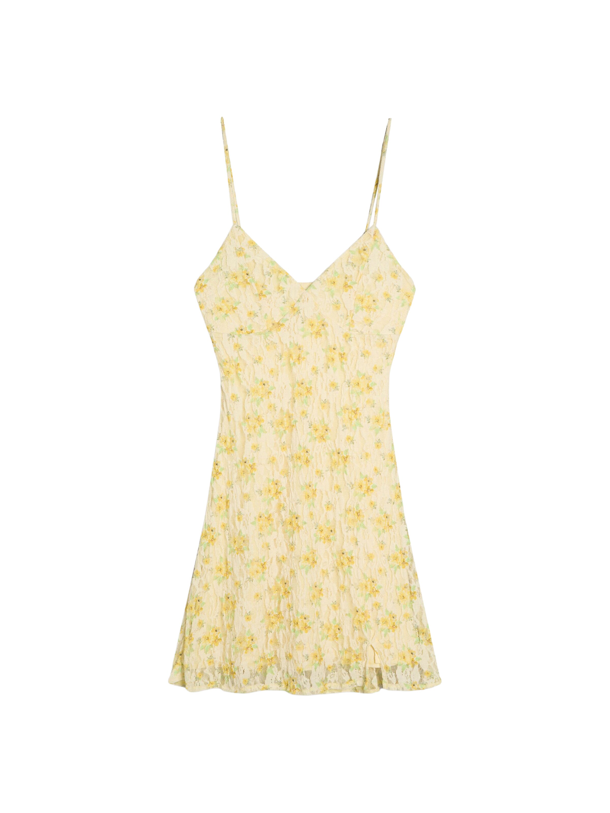 Bershka Kesämekko värissä keltainen: etupuoli