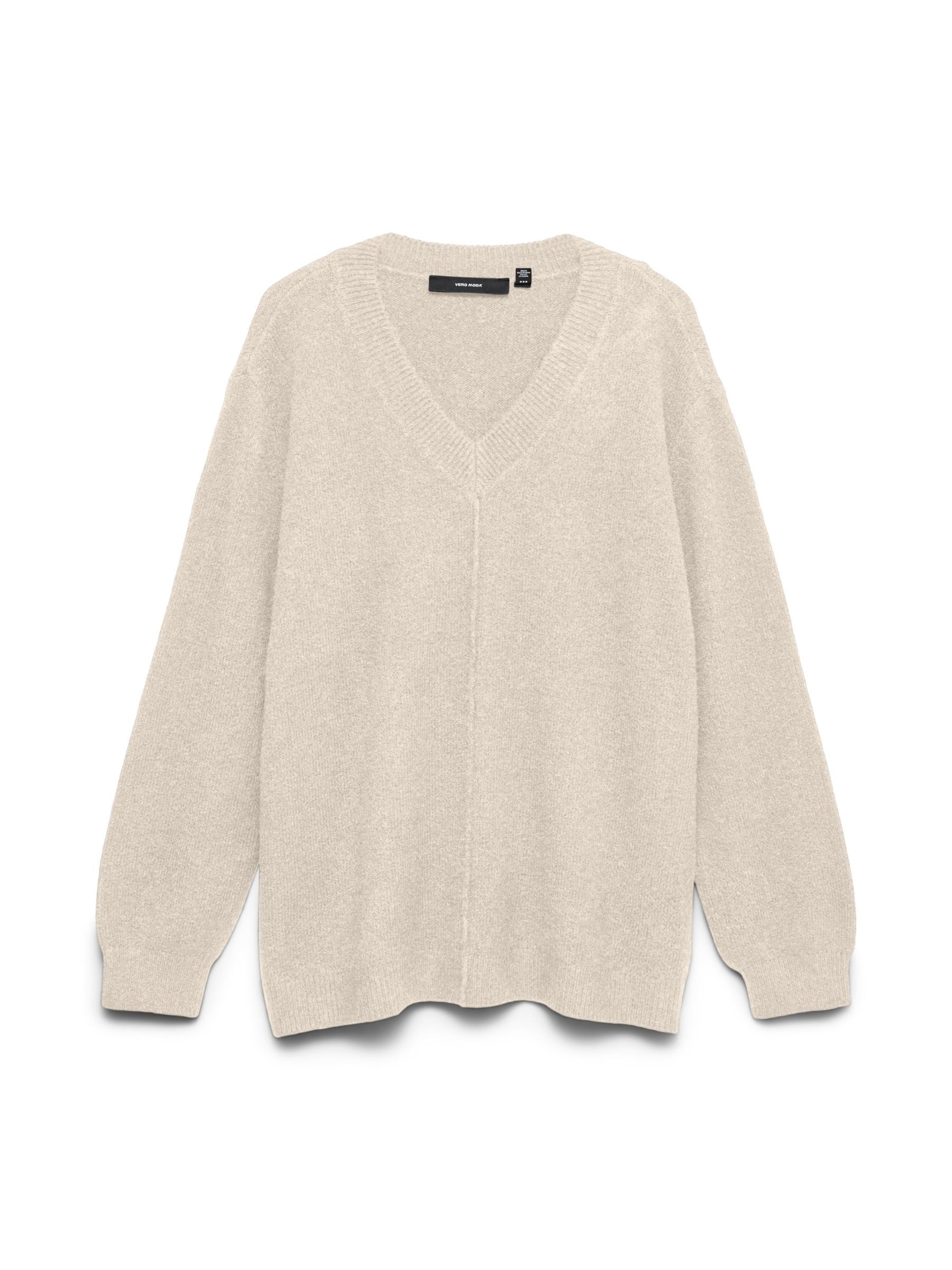 VERO MODA Sweater 'VMBesti' in Beige: front