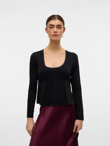 T-shirt 'Tia' VERO MODA en noir : devant