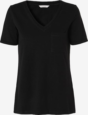 TATUUM Тениска 'MIMI' в черно: отпред