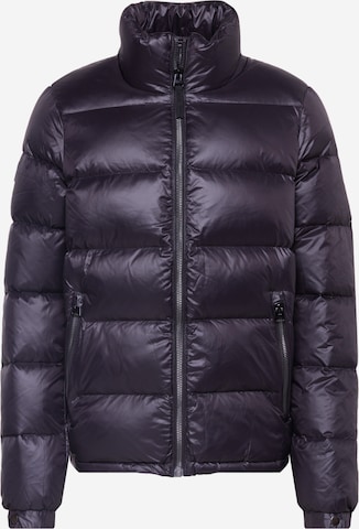 Veste mi-saison 'Luxe Alpine' Superdry en noir : devant