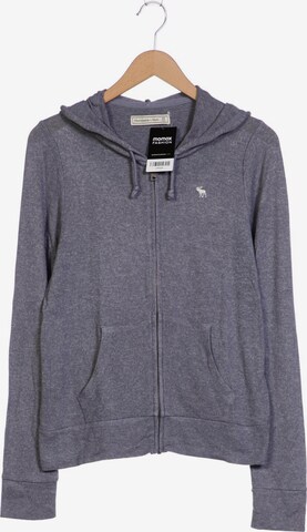 Abercrombie & Fitch Sweatshirt & Zip-Up Hoodie in M in Blue: front