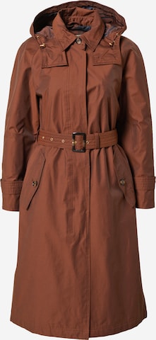 Barbour Between-Seasons Coat 'Miriam' in Brown: front