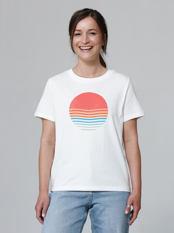 Watapparel Shirt ' Abstract 03 ' in Weiß: Vorderseite