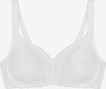 TRIUMPH Bra 'Modern Lace + Cotton' in White: front