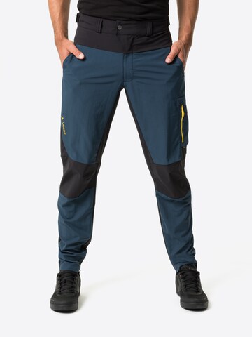 VAUDE Regular Outdoor trousers 'Qimsa' in Blue: front