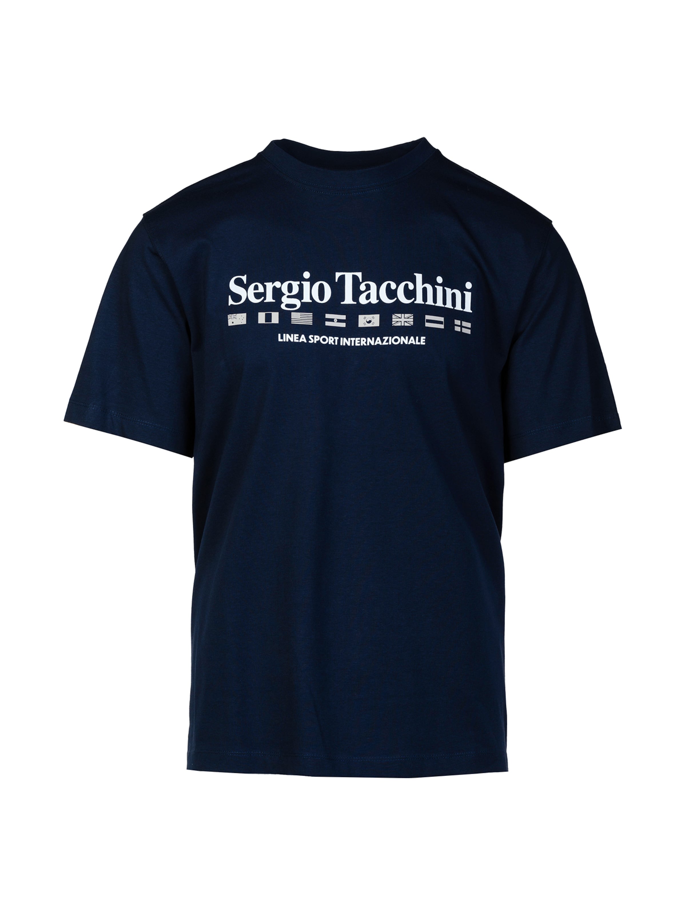 T-Shirt fonctionnel Sergio Tacchini en bleu : devant