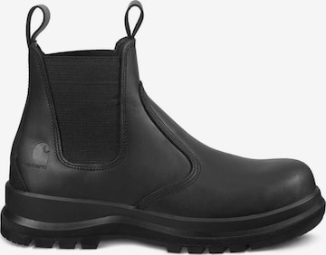 Carhartt WIP Boots 'Gummistiefel Carter Chelsea Boot in schwarz' in Schwarz: Vorderseite