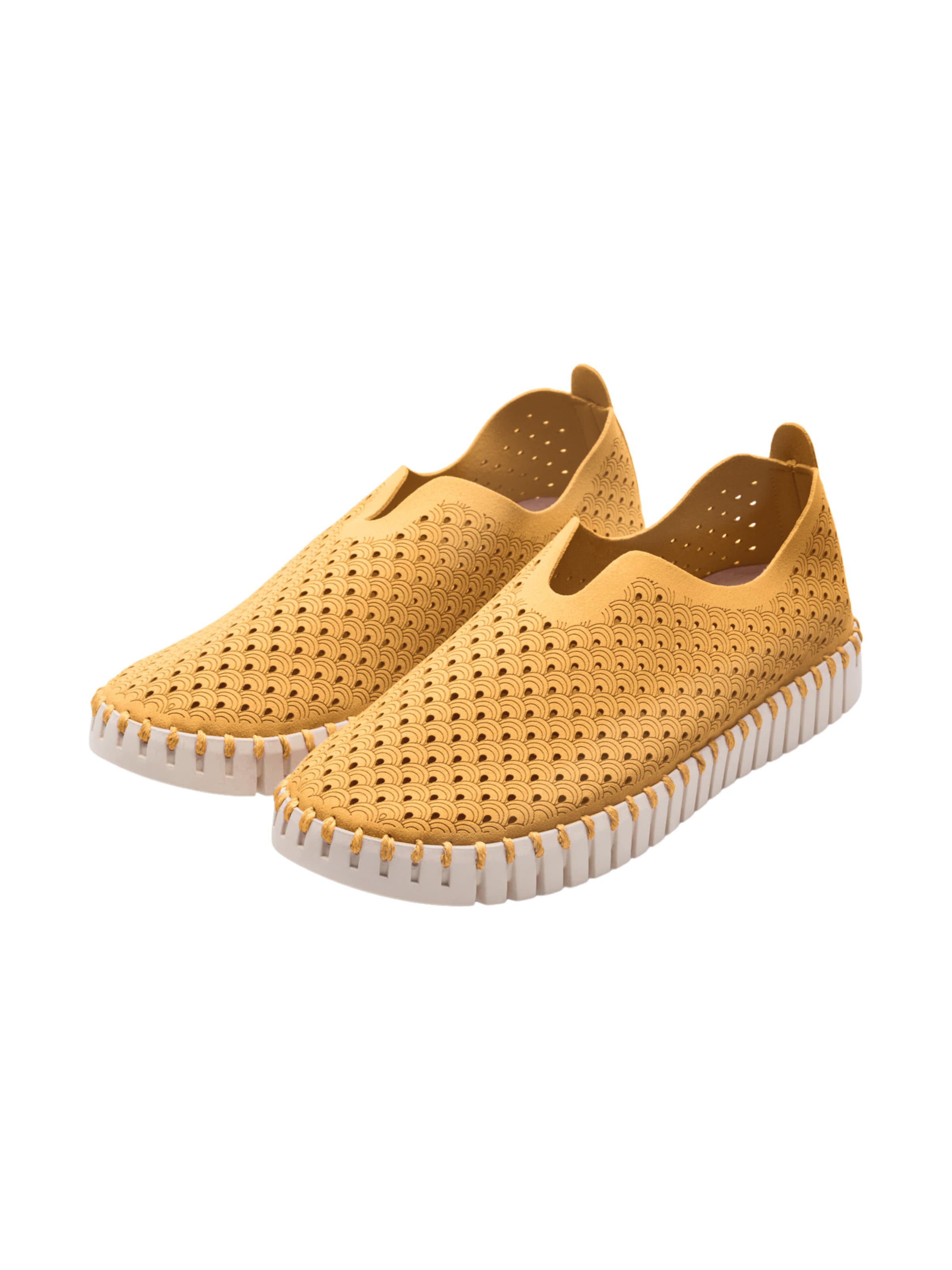 ILSE JACOBSEN Slip On 'FLATS' in Gelb: Vorderseite