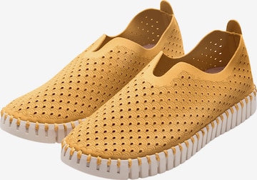 ILSE JACOBSEN Slip On 'FLATS' in Gelb: Vorderseite