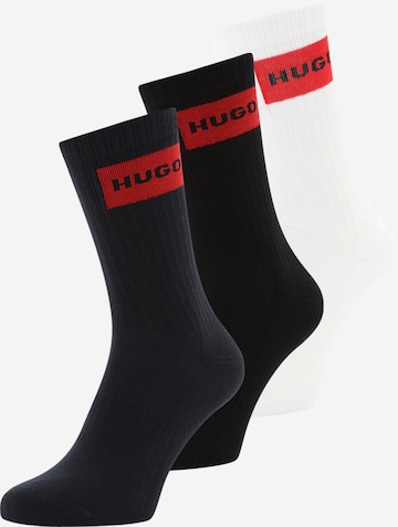 Chaussettes HUGO en bleu : devant