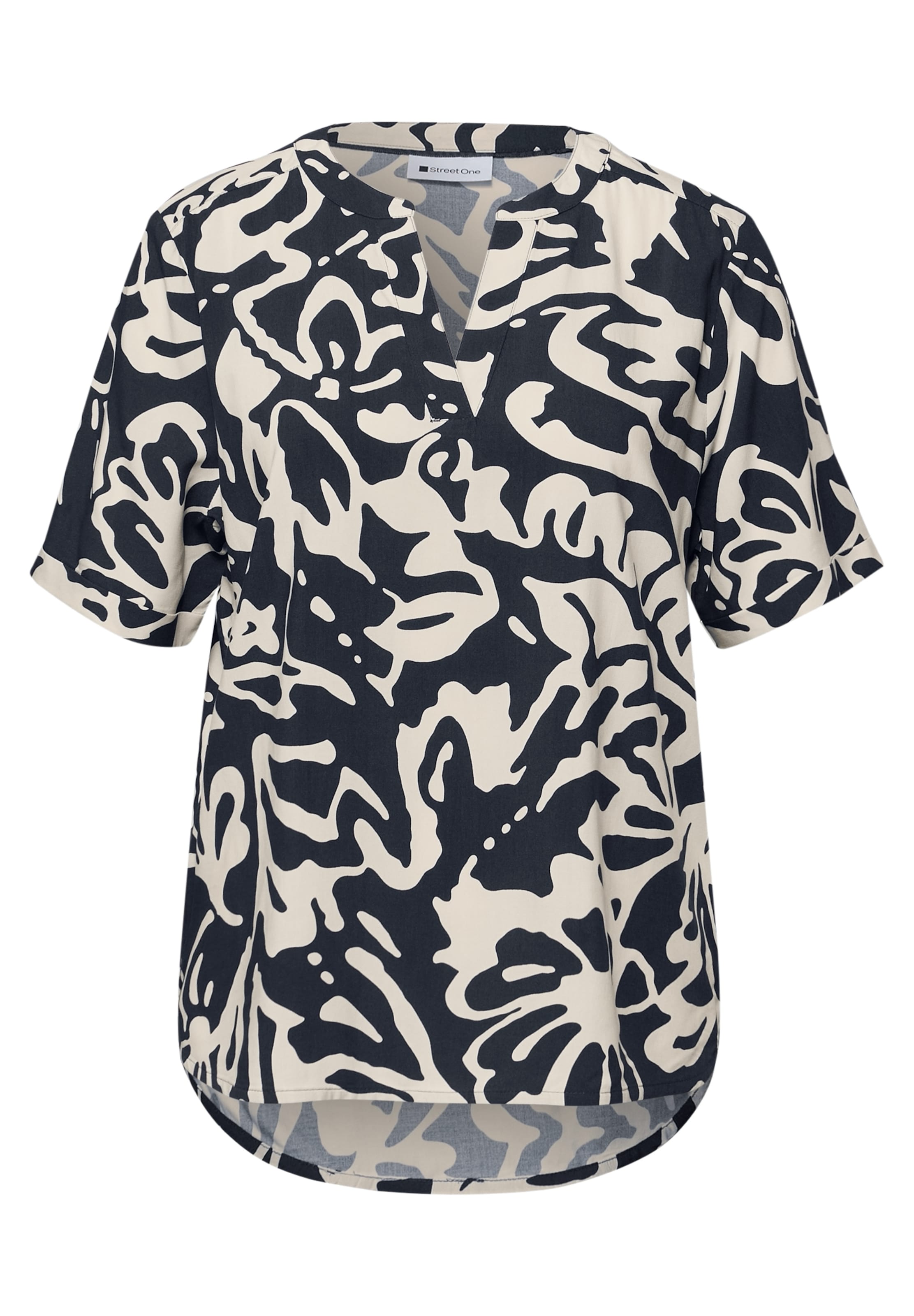 STREET ONE Blouse in Blue: front