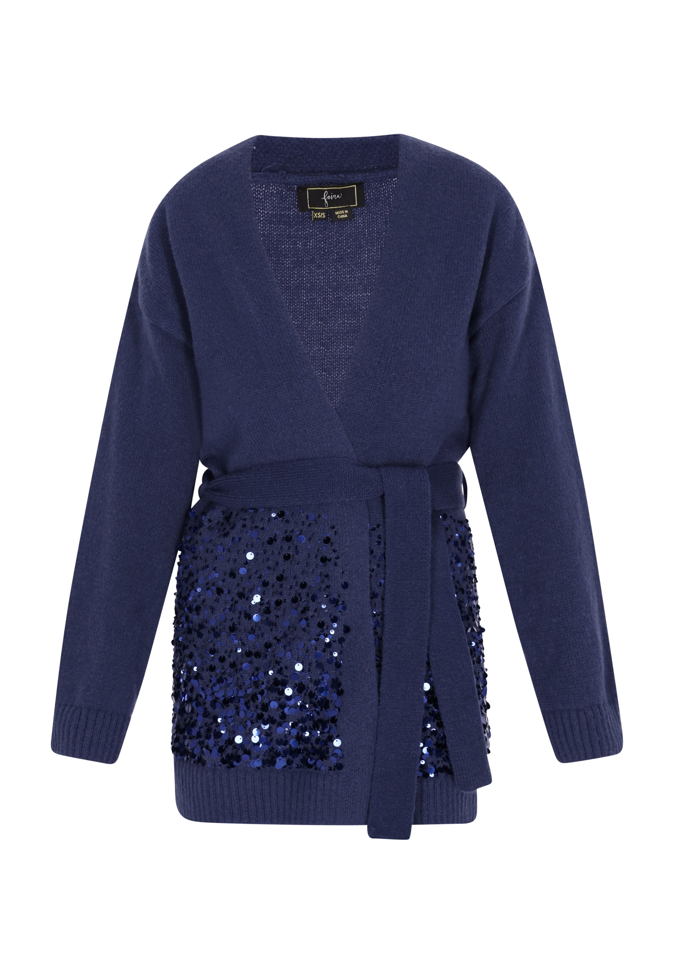 faina Kampsun, värv sinine: eest vaates