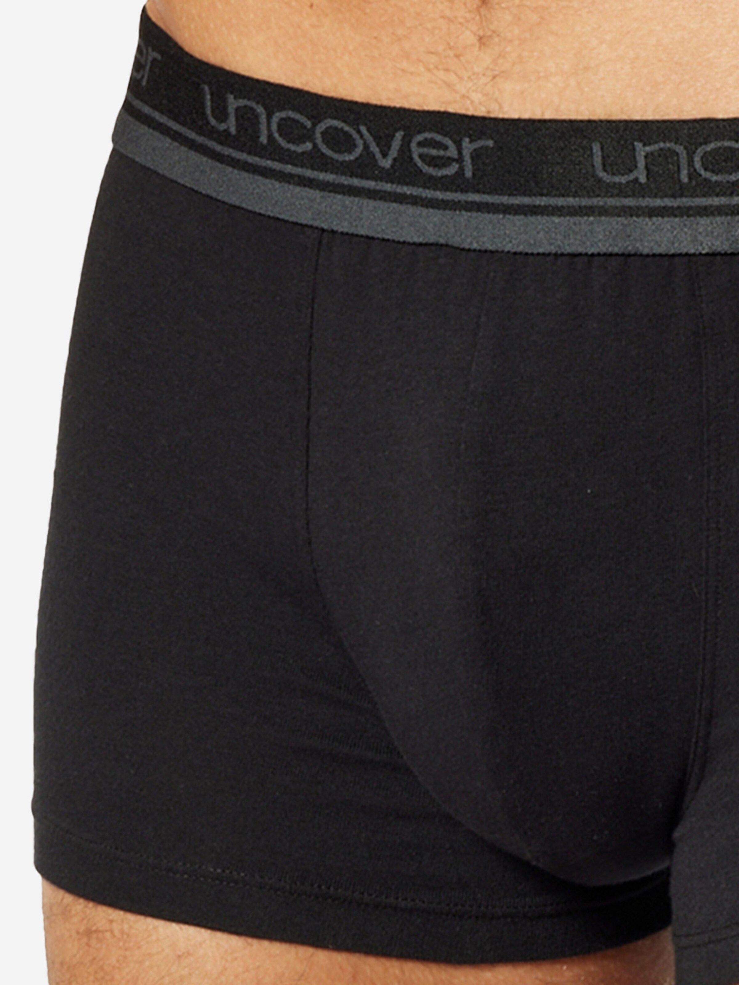 uncover by SCHIESSER Boxershorts 'Basic'‌‌‌ in Schwarz