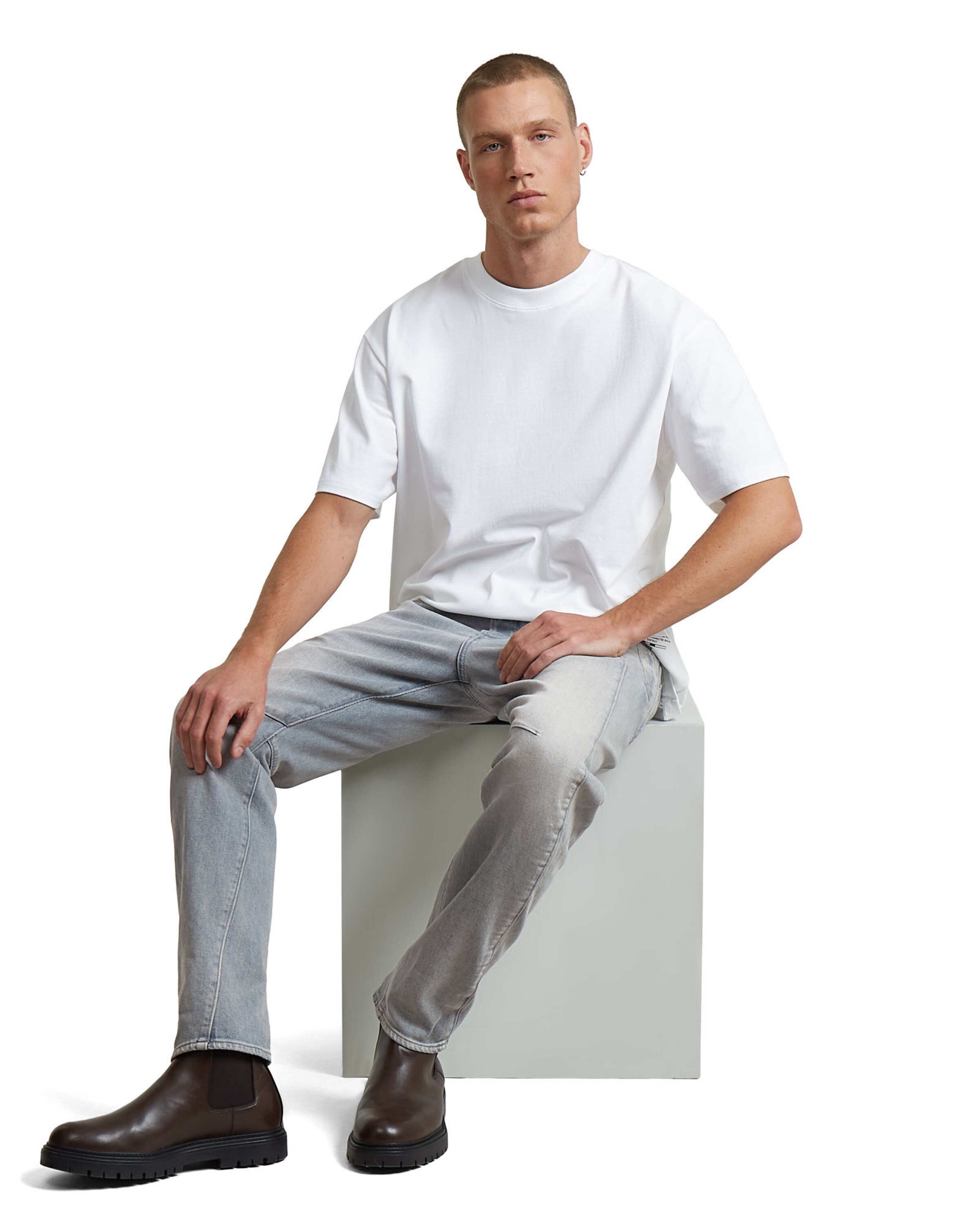 G-STAR Slimfit Jeans - 'Contor Slim Jeans' in Grau