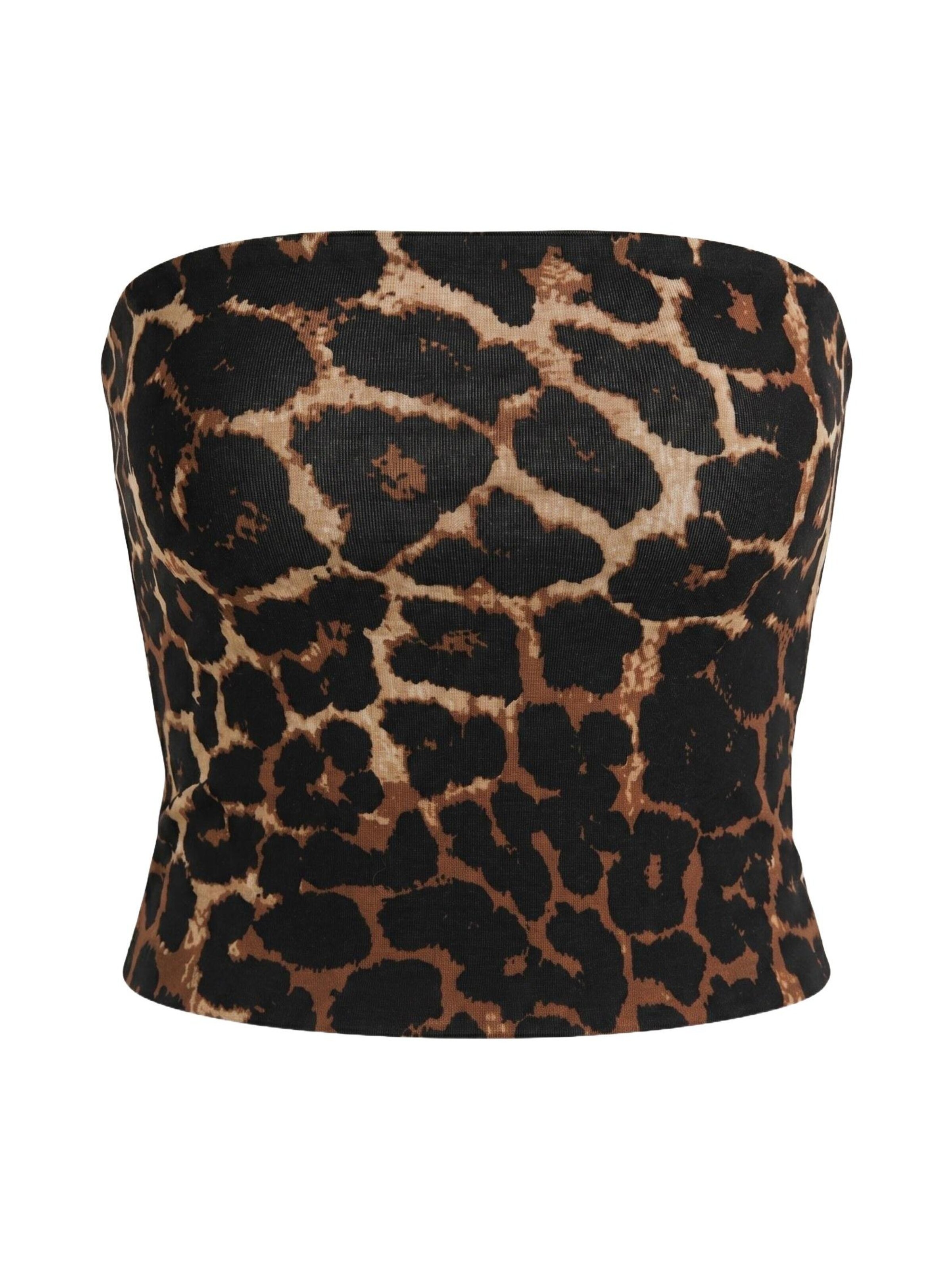 Alexa Dash Top in Brown: front