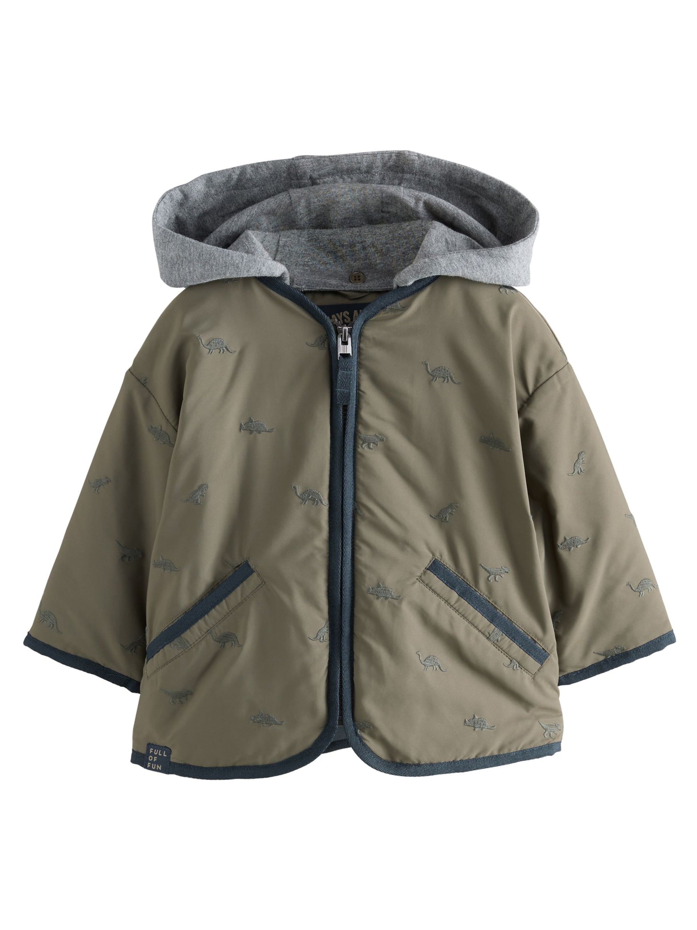 Next Φθινοπωρινό και ανοιξιάτικο μπουφάν σε πράσινο: μπροστά