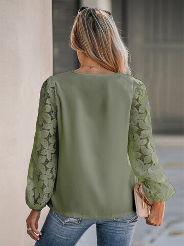 Cupshe Blouse 'Long Sleeve' in Green