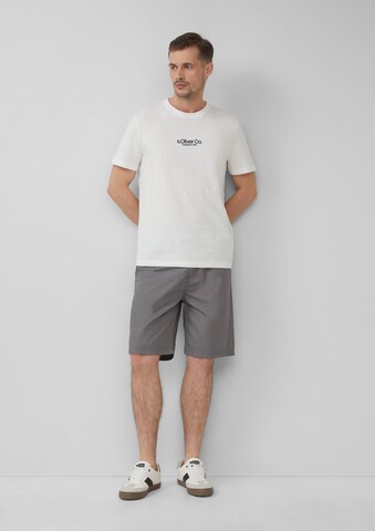 s.Oliver Loosefit Broek in Grijs: voorkant