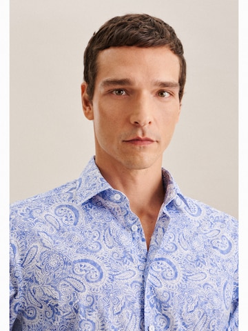 SEIDENSTICKER Regular fit Button Up Shirt in Blue