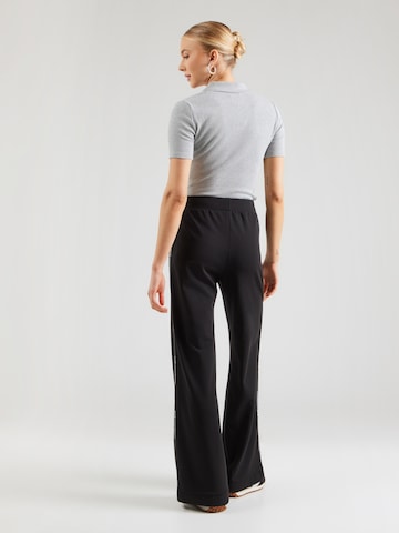 évasé Pantalon EA7 Emporio Armani en noir