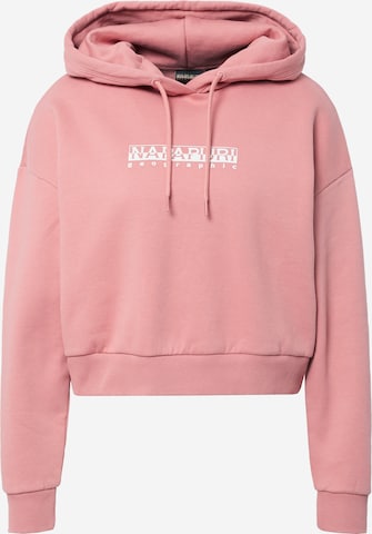 NAPAPIJRI Sweatshirt in Roze: voorkant