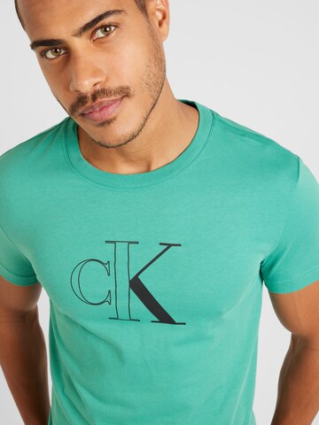 Calvin Klein Jeans T-Shirt in Grün