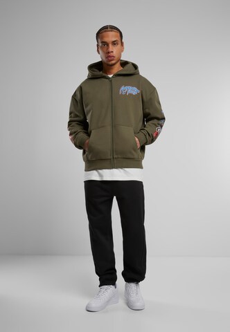 Forgotten Faces Sweat jacket 'Courage Defines' in Green